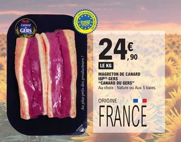 Magret de canard GERS