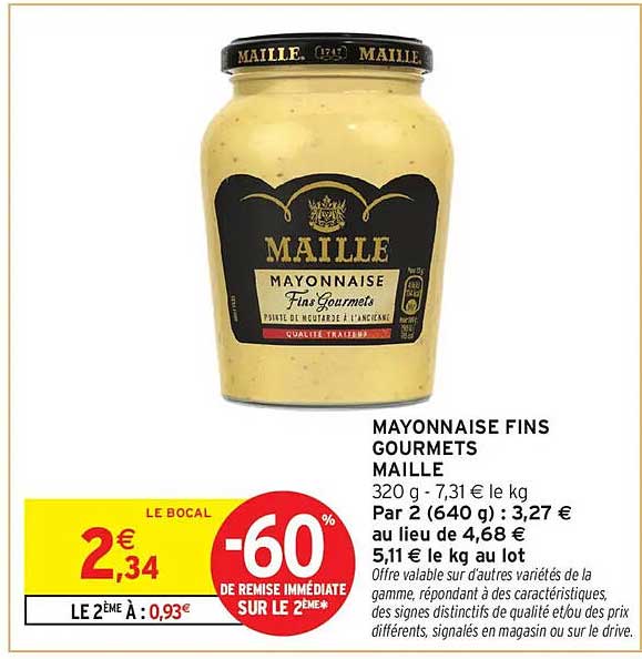 Maille Mayonnaise Fins Gourmets