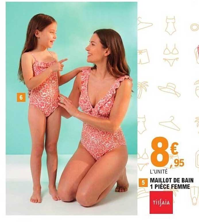 MAILLOT DE BAIN 1 PIÈCE FEMME