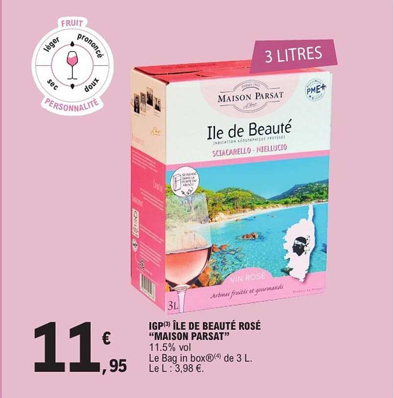 Maison Parsat Ile de Beauté Rosé