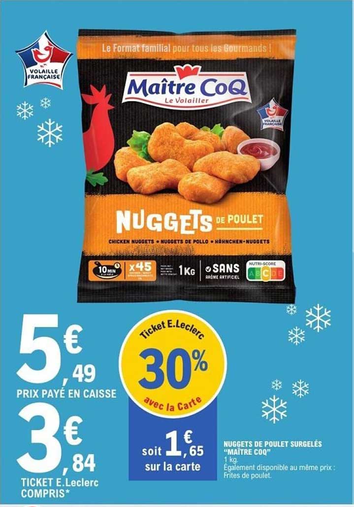 Maître CoQ Nuggets de poulet