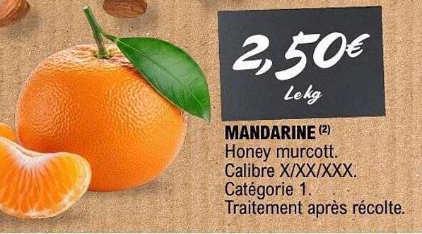 MANDARINE Honey murcott