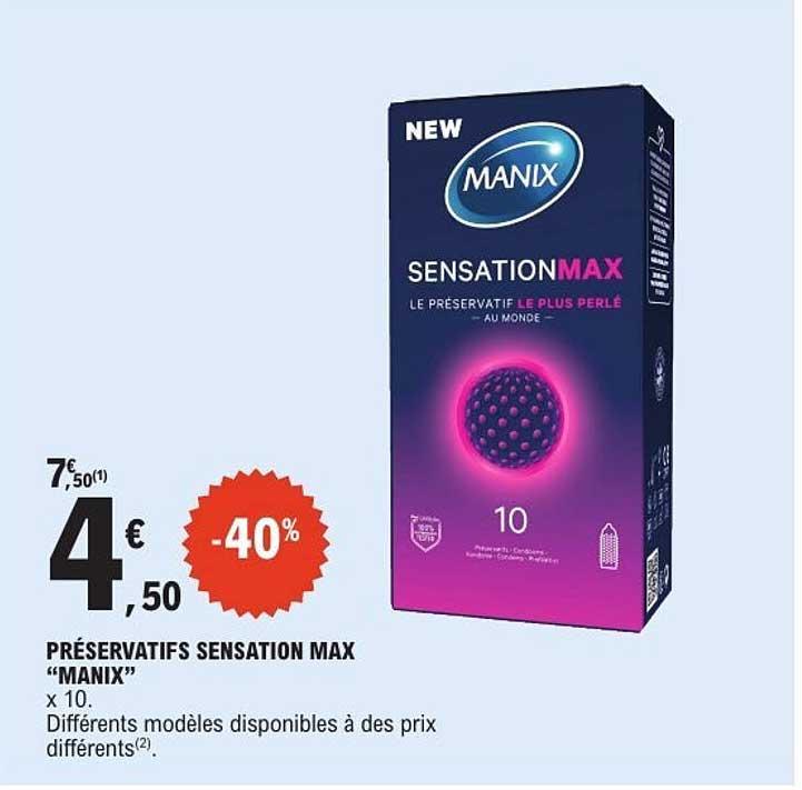 MANIX SENSATION MAX