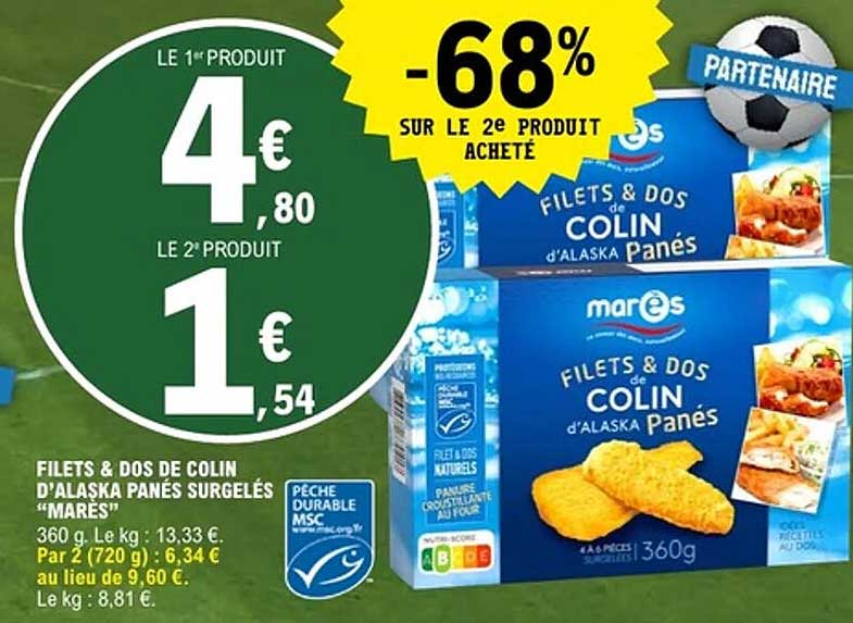 marès FILETS & DOS de COLIN