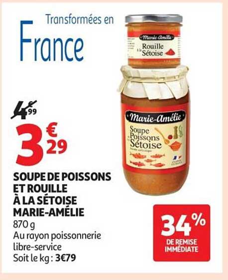 Marie-Amélie Soupe de poissons et rouille à la sétoise