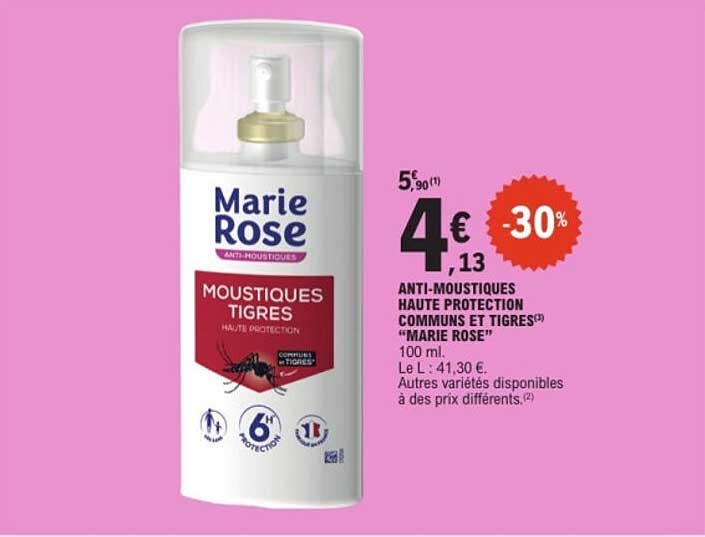 Marie Rose Moustiques Tigres