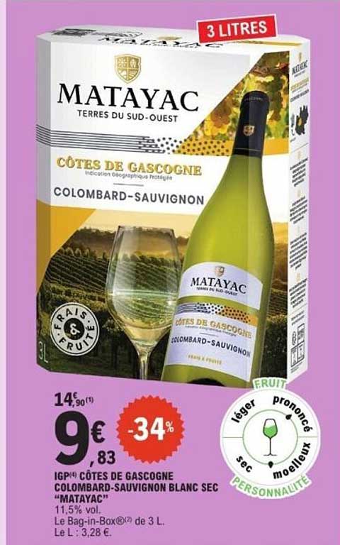 MATAYAC CÔTES DE GASCOGNE