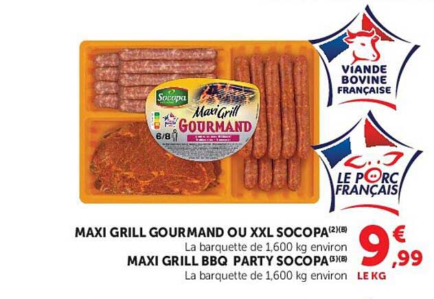 MAXI GRILL GOURMAND OU XXL SOCOPA