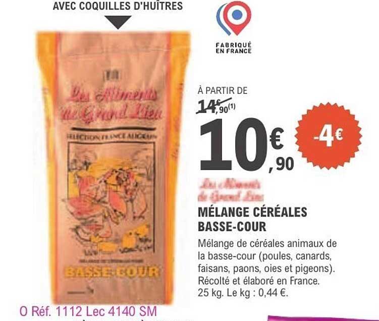 MÉLANGE CÉRÉALES BASSE-COUR