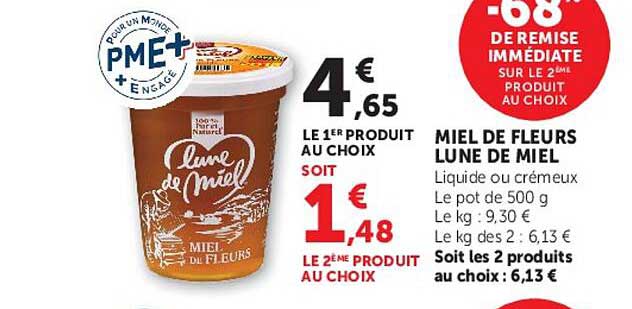 Miel de fleurs Lune de Miel