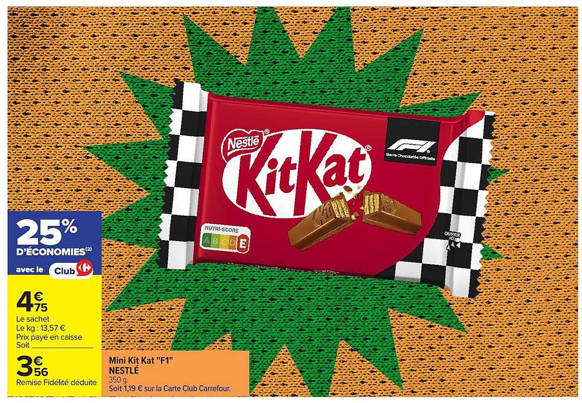 Mini Kit Kat "F1