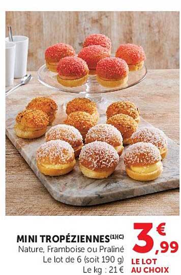MINI TROPEZIENNES