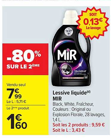 MIR Lessive liquide