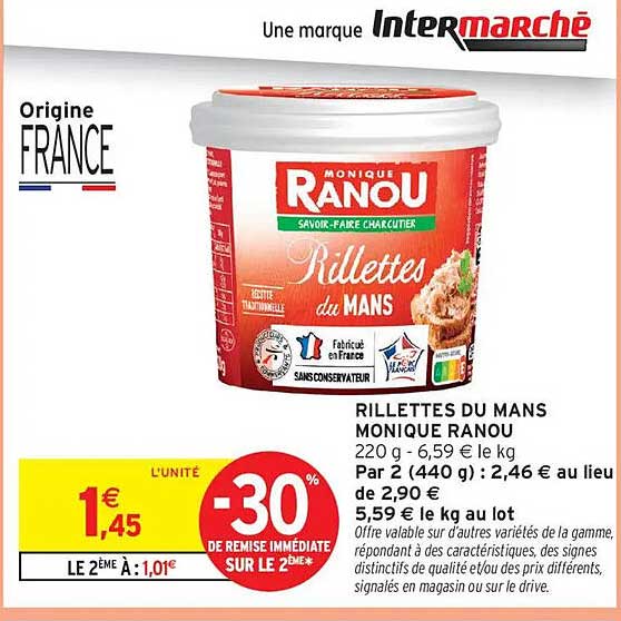 Monique Ranou Rillettes du Mans
