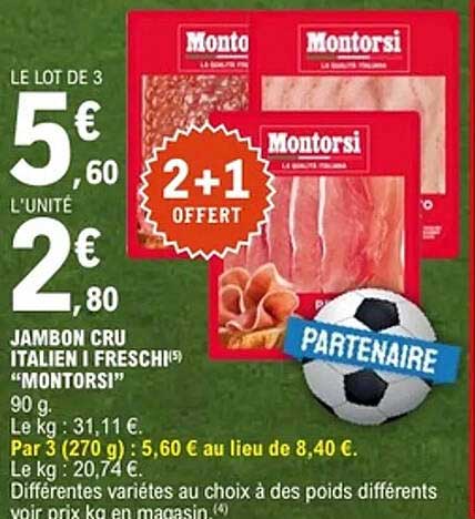 Montorsi Jambon cru Italien Fresch®