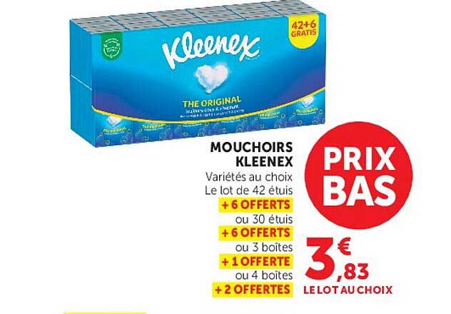 MOUCHOIRS KLEENEX