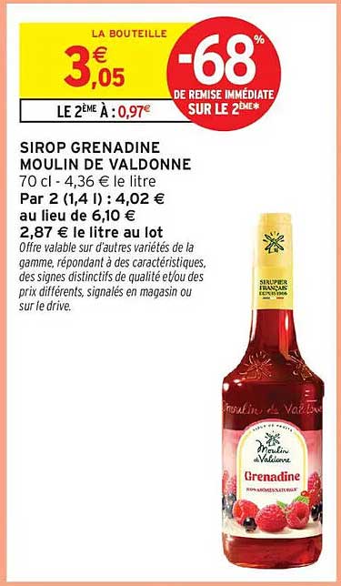 Moulin de Valdonne Grenadine