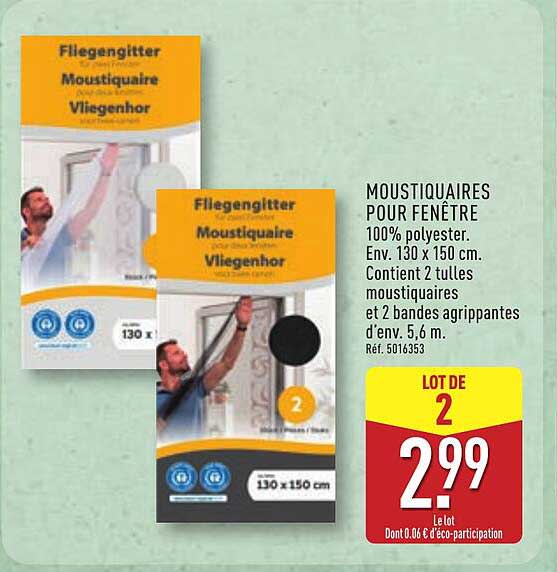 Moustiquaires pour fenêtre