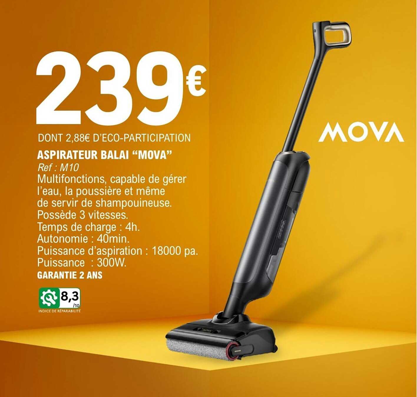 MOVA ASPIRATEUR BALAI