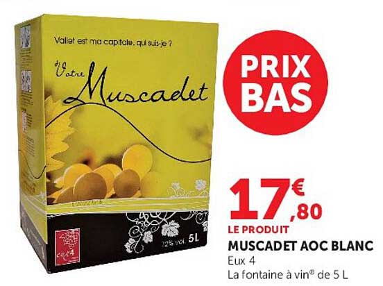 Muscadet AOC blanc