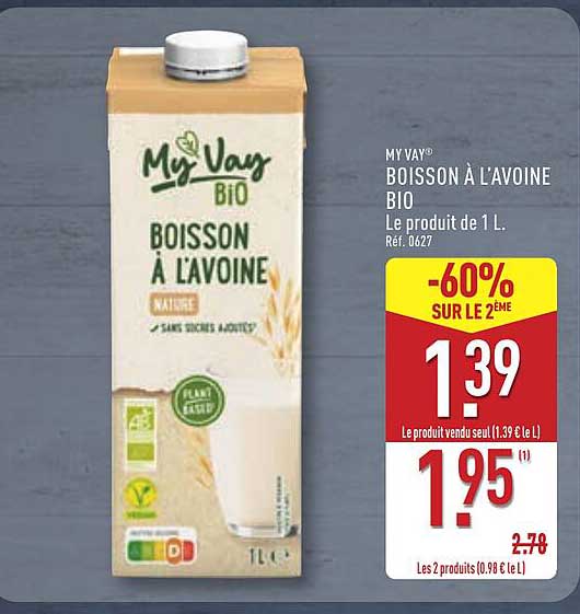 My Way Boisson à l'avoine BIO