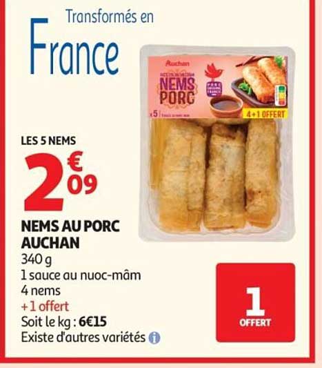 NEMS AU PORC AUCHAN