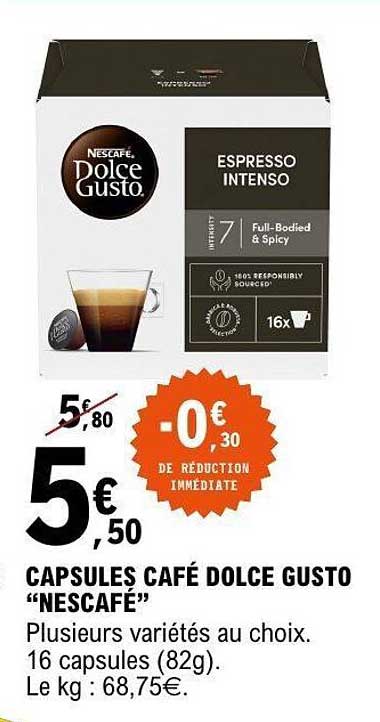 Nescafé Dolce Gusto Espresso Intenso
