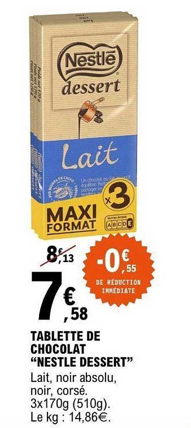 Nestlé dessert Lait