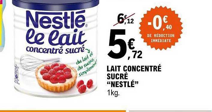 Nestlé le Lait concentré sucré