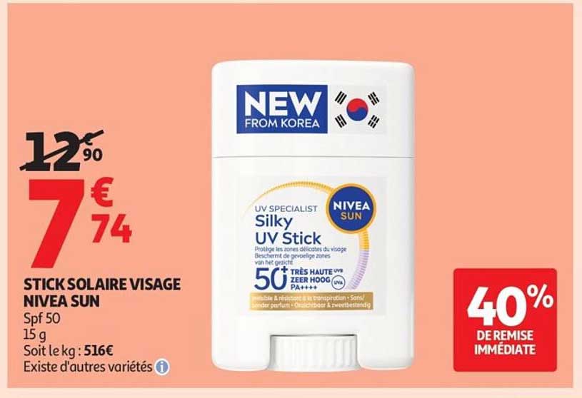 NIVEA SUN Stick solaire visage