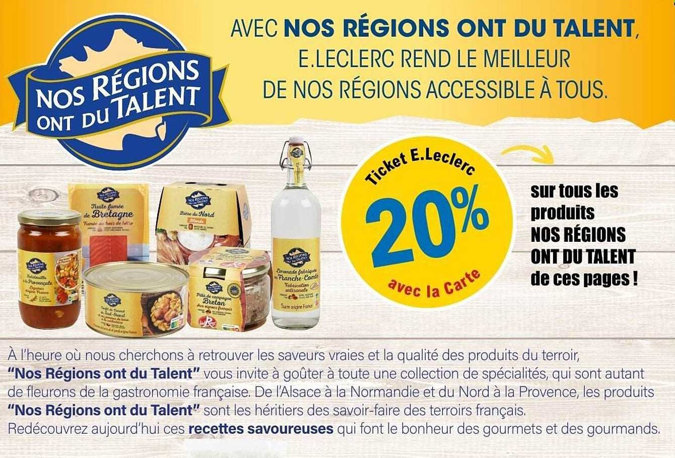 NOS RÉGIONS ONT DU TALENT