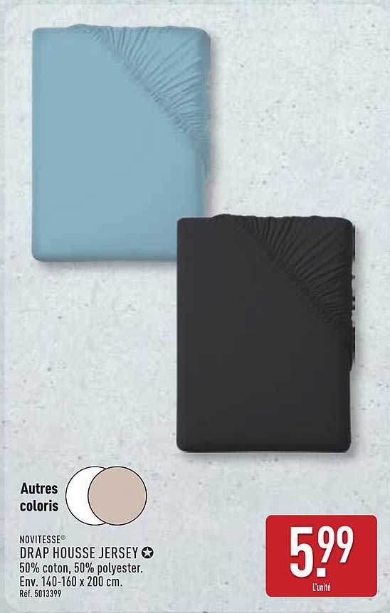 NOVITESSE DRAP HOUSSE JERSEY