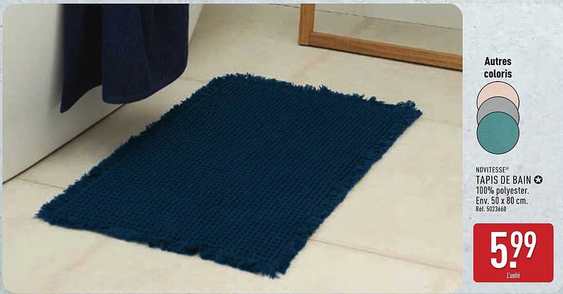 NOVITESSE Tapis de bain