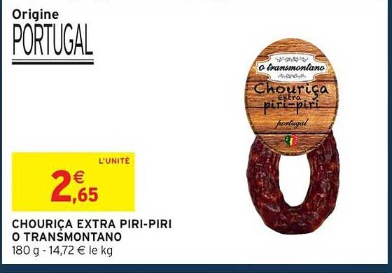 O Transmontano Chouriça Extra Piri-Piri