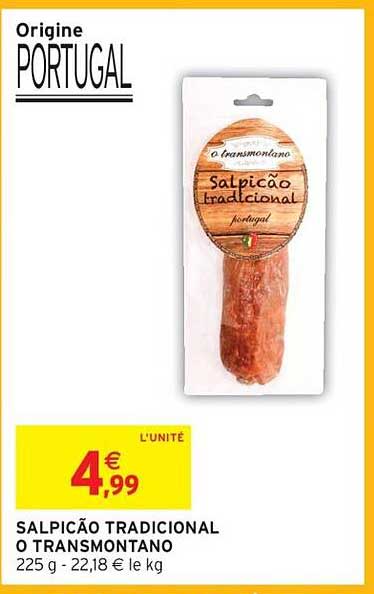 O Transmontano Salpicão tradicional