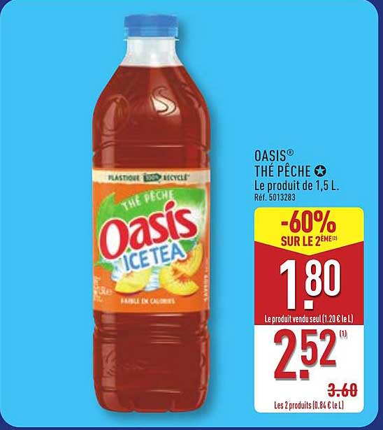 Oasis Thé Pêche