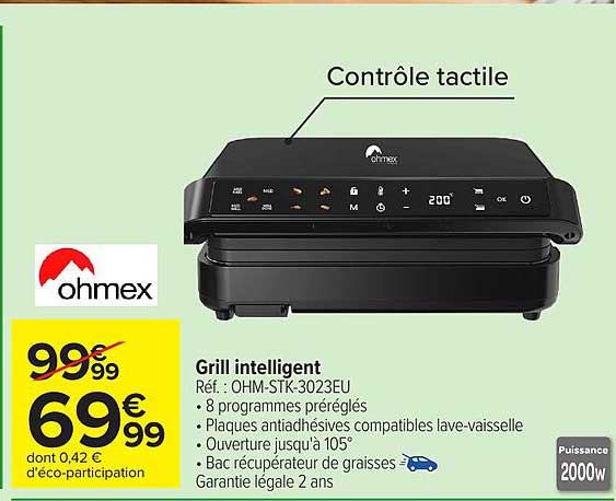 Ohmex Grill intelligent