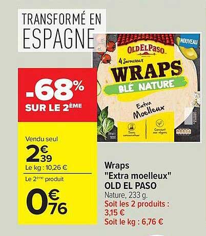 OLD EL PASO WRAPS