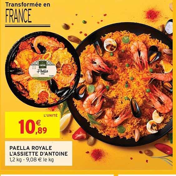 PAELLA ROYALE L'ASSIETTE D'ANTOINE
