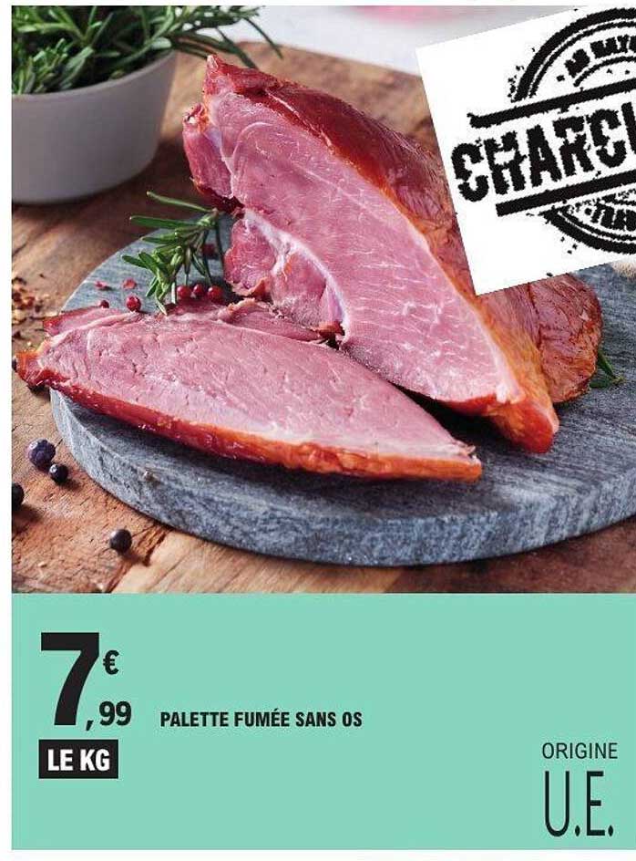 Palette fumée sans os