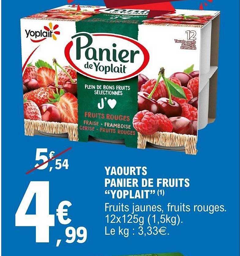 Panier de Yoplait