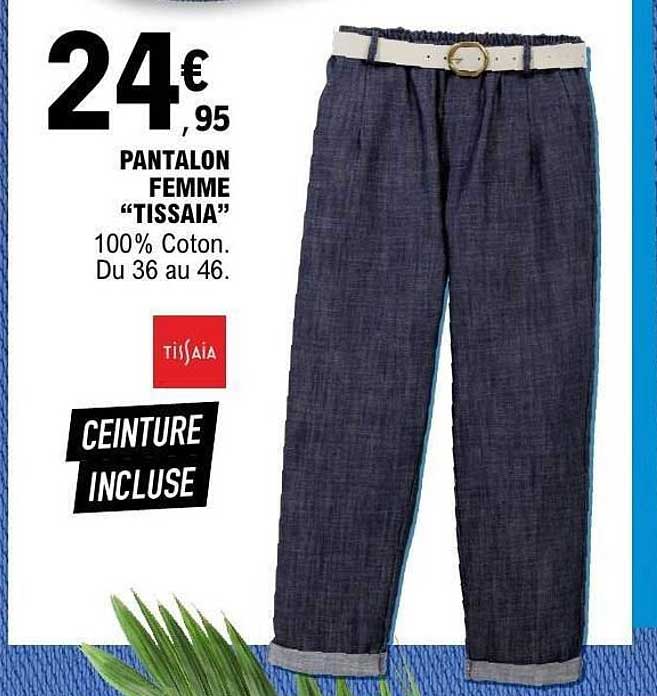 PANTALON FEMME "TISSAIA
