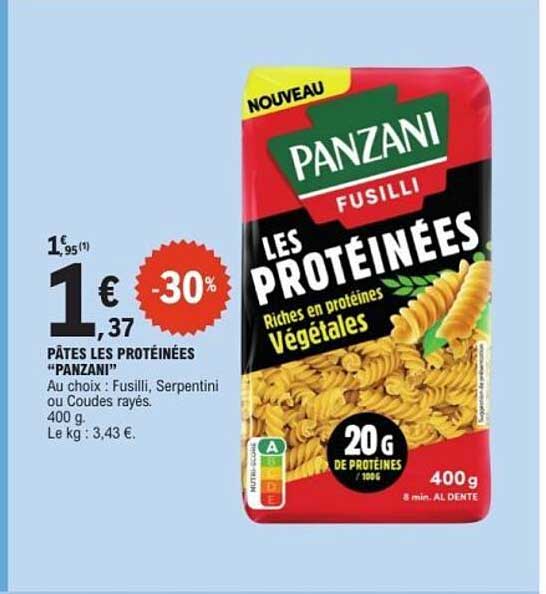 Panzani Les Protéinées