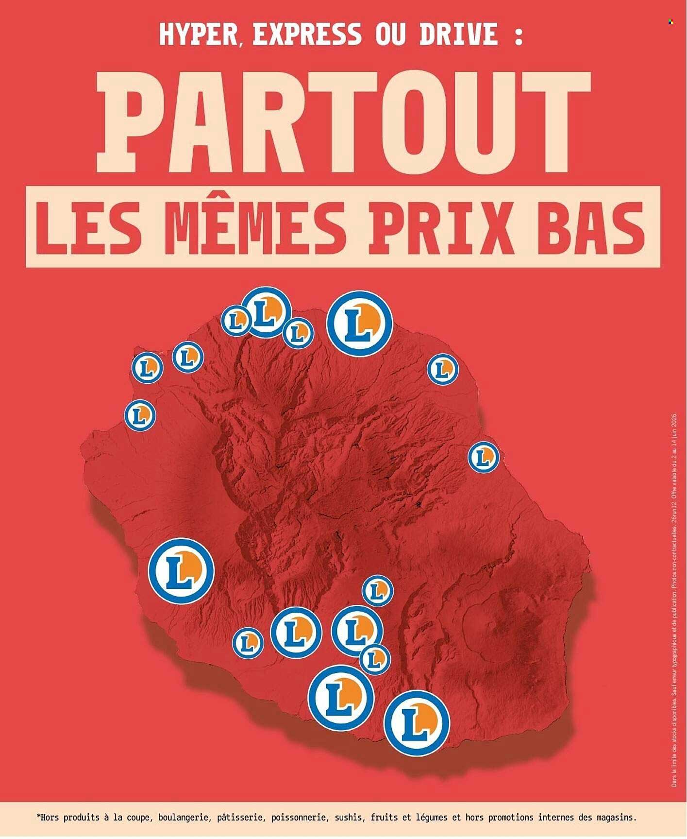 PARTOUT LES MÊMES PRIX BAS