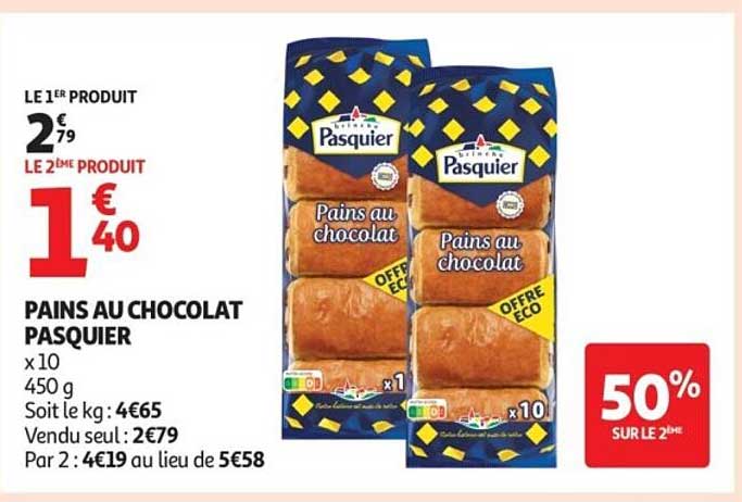 Pasquier Pains au chocolat