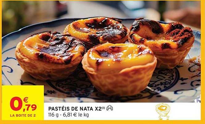 PASTÉIS DE NATA X2