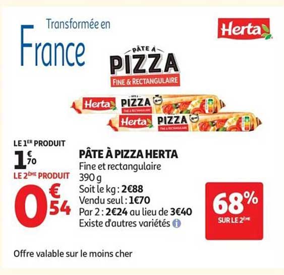 PÂTE À PIZZA HERTA