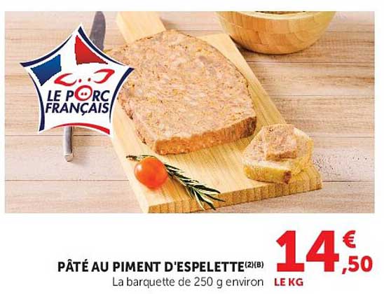 PÂTÉ AU PIMENT D'ESPELETTE