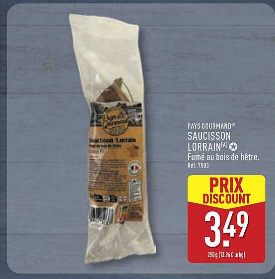PAYS GOURMAND SAUCISSON LORRAIN