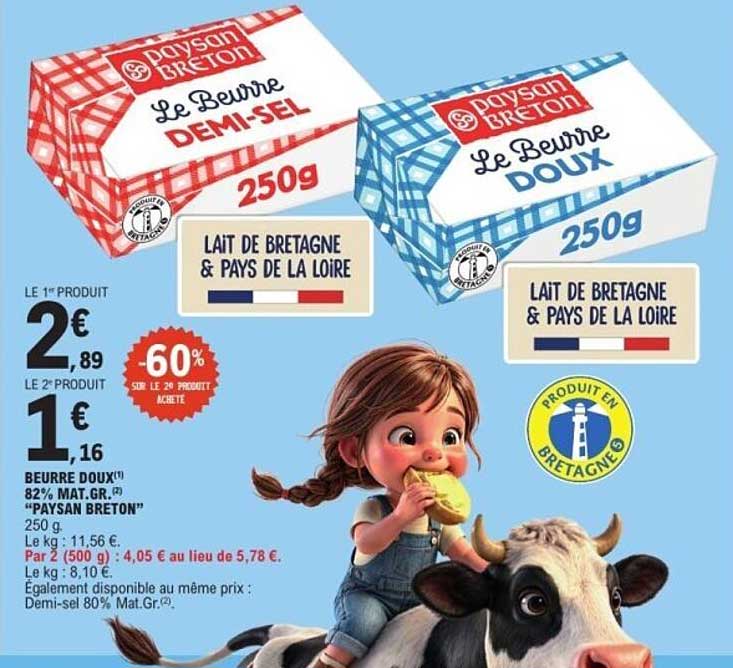 Paysan Breton Le Beurre DOUX